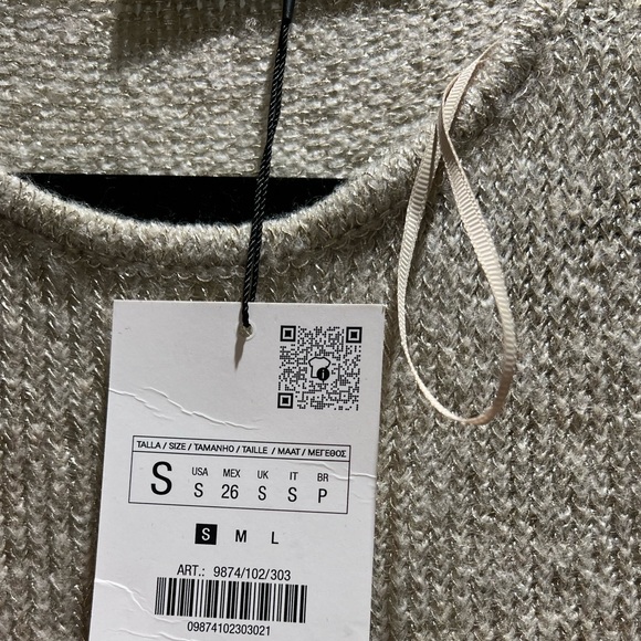 Zara Metallic Thread Maxi Dress - Picture 3 of 3